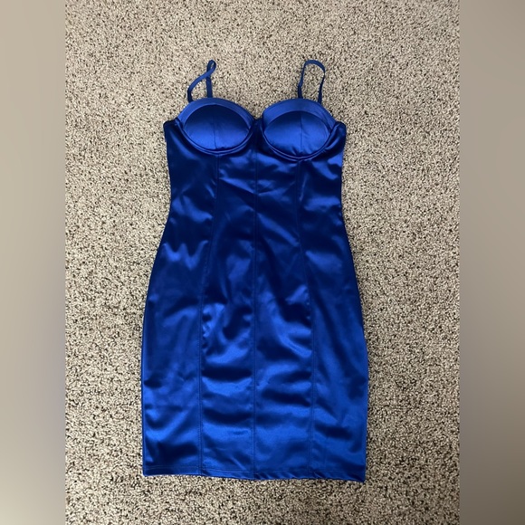 COPY - Fashion Nova Silk Dress - Picture 1 of 2